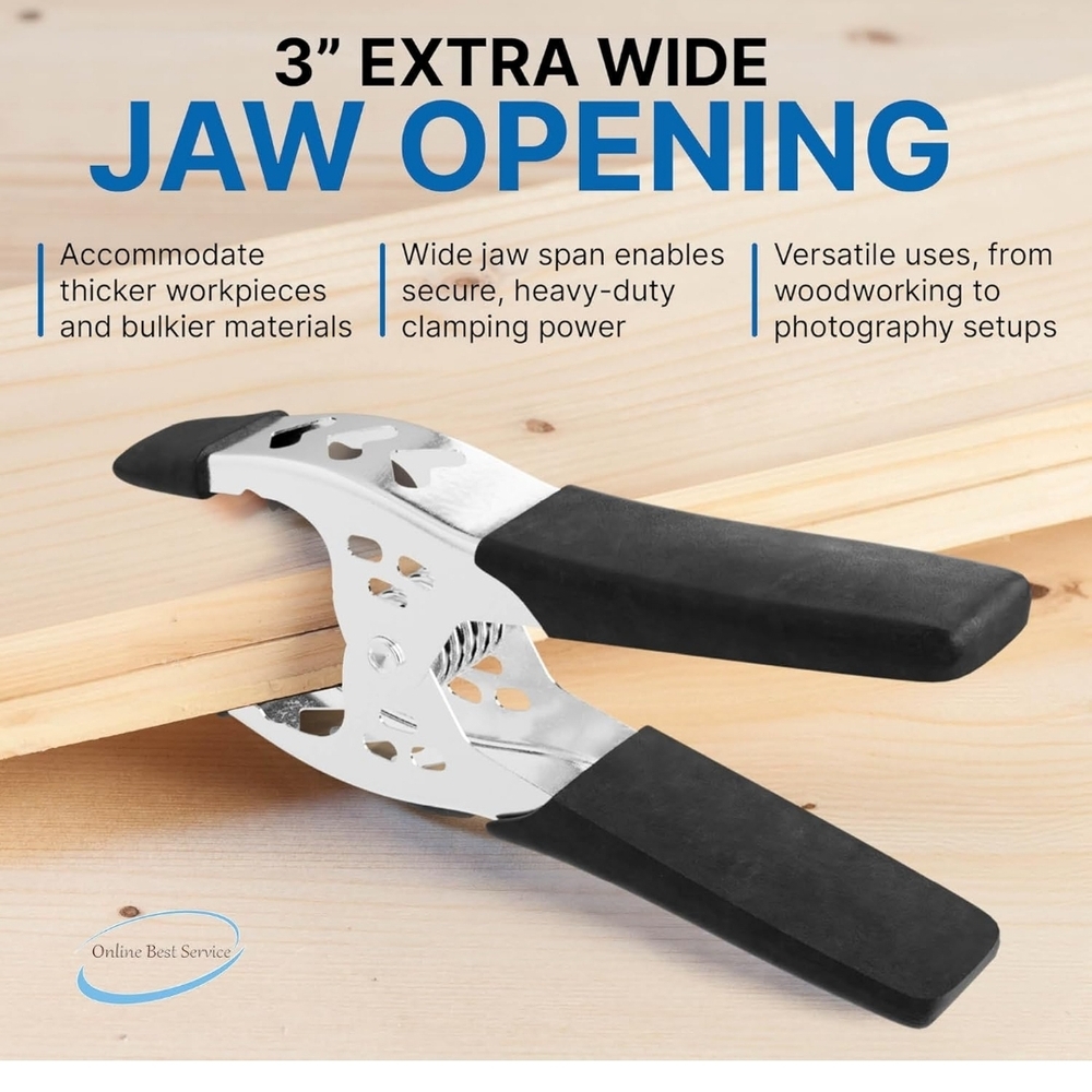 Heavy Duty 6" Spring Clamps - 6 Pack